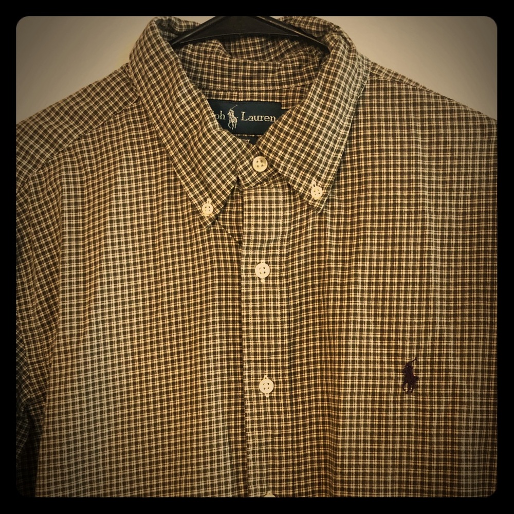 Mens Ralph Lauren Button Front Classic Fit XL